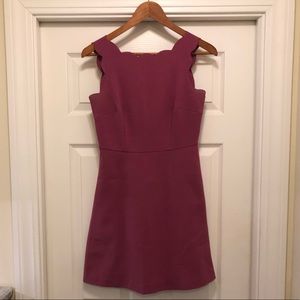 Loft Scalloped Dress